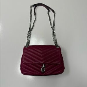 Rebecca Minkoff Deep Pink Quilted Shoulder Bag